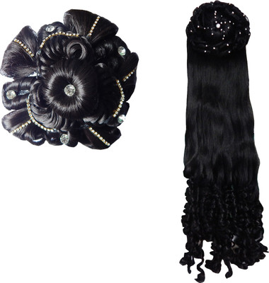 RZ World ArtificialhairB19 Hair Accessory Set(Black)