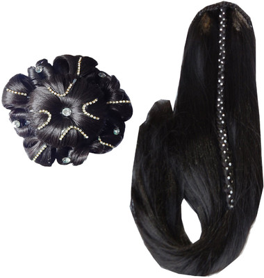 RZ World ArtificialhairB101 Hair Accessory Set(Black)