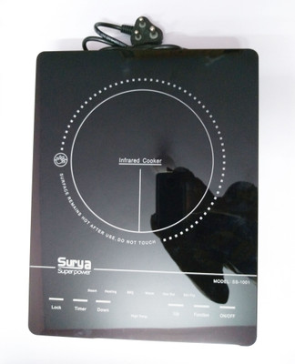 Surya SS-1001 Induction Cooktop(Black, Touch Panel)
