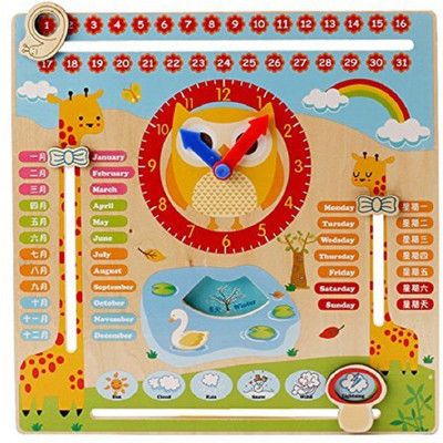 Sanyal Early Educational Wooden Clock Toy, Time Clock Multi-function,Days & Months Learning Toy For Kids(Multicolor)
Sanyal Early Educational Wooden Clock Toy, Time Clock Multi-function,Days & Months Learning Toy For Kids(Multicolor)