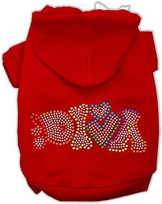 Mirage Pet Products Hoodie for Dog(Red