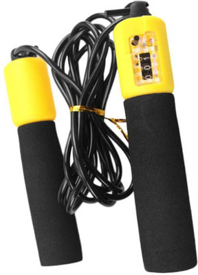 GOCART Skipping Rope, Jumping Fitness Rope with Counting meter and Foam Handles, Exercise Skipping Rope In Yellow Color Freestyle Skipping Rope(Yellow, Length: 2.8 inch) 
GOCART Skipping Rope, Jumping Fitness Rope with Counting meter and Foam Handles, Exercise Skipping Rope In Yellow Color Freestyle Skipping Rope(Yellow, Length: 2.8 inch)