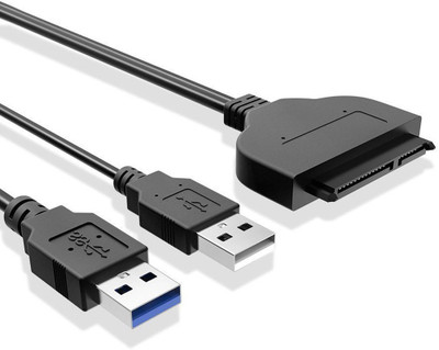 Oxyura USB 3.0 to 2.5" SATA Hard Drive Disk Cable Converter for SSD/HDD With USB Power cable USB Adapter(Black)
Oxyura USB 3.0 to 2.5" SATA Hard Drive Disk Cable Converter for SSD/HDD With USB Power cable USB Adapter(Black)