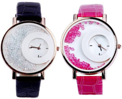 Montres New Stylish Designer Multicolour Leather Belt Fancy Movable Diamond Combo MW004 Boys & Girls Watch - For Girls
Montres New Stylish Designer Multicolour Leather Belt Fancy Movable Diamond Combo MW004 Boys & Girls Watch - For Girls