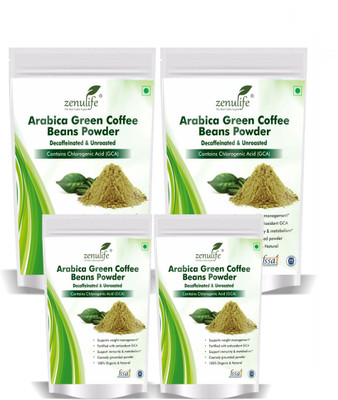 zenulife Organic Green Coffee beans Powder for Weight Management 200 GM Pack of 4 Instant Coffee(4 x 50 g)
zenulife Organic Green Coffee beans Powder for Weight Management 200 GM Pack of 4 Instant Coffee(4 x 50 g)