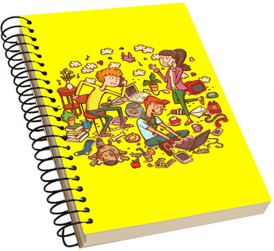 GRAZIOS A5 Notebook(Innovative Acrylic Notebook, Multicolor)