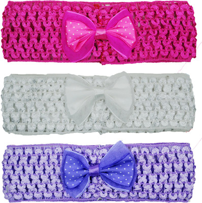 Netboys Crochet Cutwork Flower Baby Headband ( Pink, White, Purple ) 3 Pcs Set Hair Band(Multicolor)
Netboys Crochet Cutwork Flower Baby Headband ( Pink, White, Purple ) 3 Pcs Set Hair Band(Multicolor)