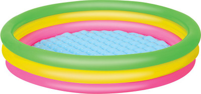 DealBindaas Bestway Inflatable SUMMER SET POOL 5 Feet | Age 3-6 Years | Easy-To-Use Drain Valve | Summer Toy | 3 equal rings | Indoor Outdoor | 60 H 12 Inches Inflatable Pool(multi)
DealBindaas Bestway Inflatable SUMMER SET POOL 5 Feet | Age 3-6 Years | Easy-To-Use Drain Valve | Summer Toy | 3 equal rings | Indoor Outdoor | 60 H 12 Inches Inflatable Pool(multi)
