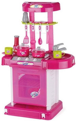 Sanyal Luxury Cook set Kitchen Cooking Suitcase Set, Little Chef Kids Kitchen Play Set With Light & Sound for Kids - Battery Operated, Big Size (42*25*65) - Multicolored
Sanyal Luxury Cook set Kitchen Cooking Suitcase Set, Little Chef Kids Kitchen Play Set With Light & Sound for Kids - Battery Operated, Big Size (42*25*65) - Multicolored