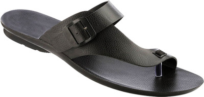 PK Collection Men Black Flats