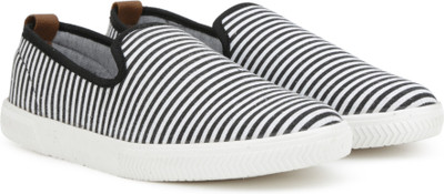 Newport Canvas Shoe For Men(Grey, Black.white