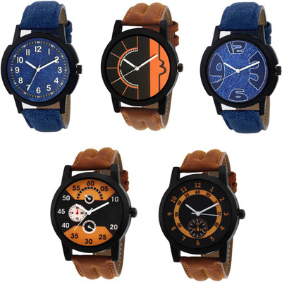 Rage Enterprise New Stylish Combo Set Of 5 Leather Belt Casual Watch for Men Watch - For Boys
Rage Enterprise New Stylish Combo Set Of 5 Leather Belt Casual Watch for Men Watch - For Boys
