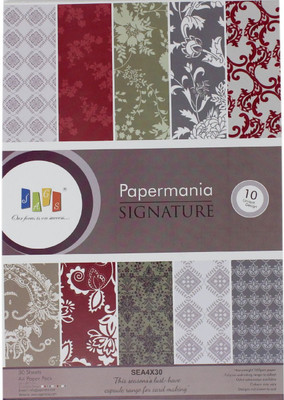 JAGS A4 Craft Papers Paper Mania Signature - (CPPS24) - 10 Pattern Designs 30 Sheets
JAGS A4 Craft Papers Paper Mania Signature - (CPPS24) - 10 Pattern Designs 30 Sheets