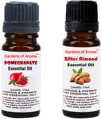 Gardens Of Aroma Pomegranate Essential Oil And Bitter Almond Essential Oil(20 ml)
Gardens Of Aroma Pomegranate Essential Oil And Bitter Almond Essential Oil(20 ml)