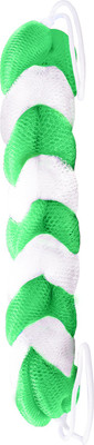 Panache Shower Sponge 9 Knots Rope, Green & White