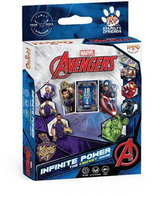 Kaadoo Marvel Avengers Infinite Power-Cricket Card game(Multicolor)