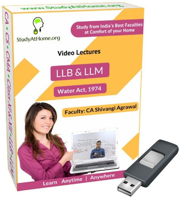 StudyAtHome.org Water (Prevention & Control of Pollution) Act, 1974 Video Lectures(Pendrive)
StudyAtHome.org Water (Prevention & Control of Pollution) Act, 1974 Video Lectures(Pendrive)