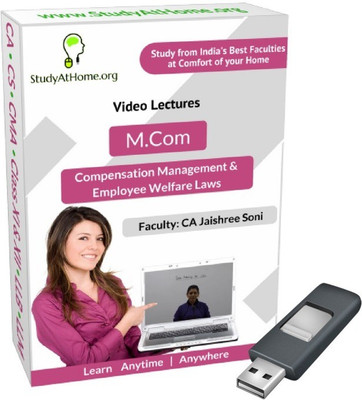 StudyAtHome.org M.Com DU - Compensation Management & Employee Welfare Laws Video Lectures(Pendrive)
StudyAtHome.org M.Com DU - Compensation Management & Employee Welfare Laws Video Lectures(Pendrive)