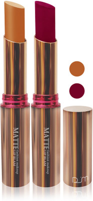 FEMINA09 cosmetics makeup velvet matte Enriched with Vitamin E lipstick fashion collection combo set of 2 color(yellow brown maroon, 10 g)
FEMINA09 cosmetics makeup velvet matte Enriched with Vitamin E lipstick fashion collection combo set of 2 color(yellow brown maroon, 10 g)