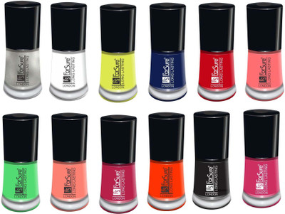 forsure matte long lasting professional nail polish set of 12 navy blue, glitter golden, orange, white, black, fire red, neon yellow, neon green, light pink, glitter dazzling, mania pink, hot peach(Pack of 12)
forsure matte long lasting professional nail polish set of 12 navy blue, glitter golden, orange, white, black, fire red, neon yellow, neon green, light pink, glitter dazzling, mania pink, hot peach(Pack of 12)