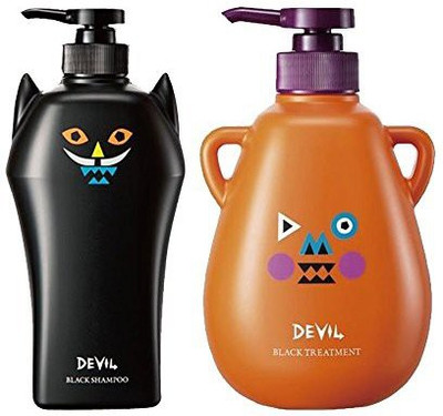 Loretta Devil Black Shampoo& Devil Black Treatment(600 ml)
