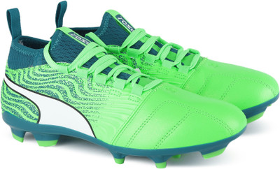 Puma ONE 18.3 FG Football Shoes For Men(Green, Green gecko-puma white-deep lagoon
Puma ONE 18.3 FG Football Shoes For Men(Green, Green gecko-puma white-deep lagoon
