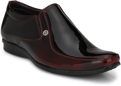 AORFEO Formal Office Slip On For Men(Burgundy