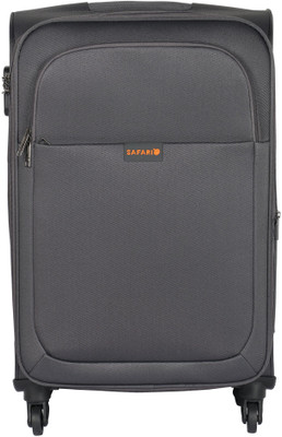 Safari Jazz Spinner 65 cm Soft Trolley (Grey) Expandable Check-in Luggage - 26 inch(Grey)
Safari Jazz Spinner 65 cm Soft Trolley (Grey) Expandable Check-in Luggage - 26 inch(Grey)