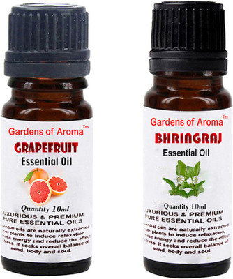 Gardens Of Aroma Grapefruit Essential Oil And Bhringraj Essential Oil(20 ml)