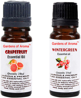 Gardens Of Aroma Grapefruit Essential Oil And Wintergreen Essential Oil(20 ml)
Gardens Of Aroma Grapefruit Essential Oil And Wintergreen Essential Oil(20 ml)