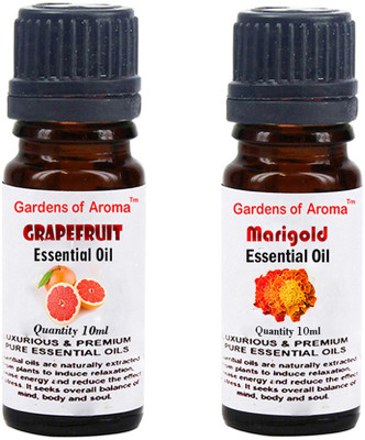 Gardens Of Aroma Grapefruit Essential Oil And Marigold Essential Oil(20 ml)