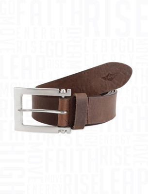Metronaut Men Brown Genuine Leather Belt