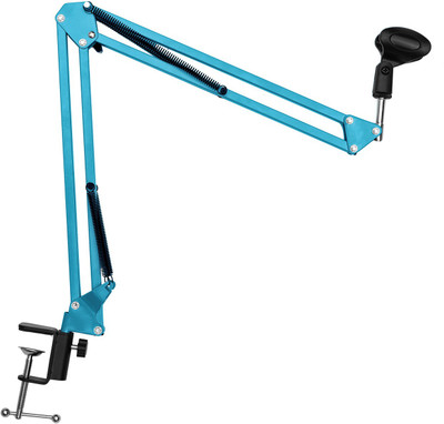 Powerpak NB-35 (Blue) Recording Microphone Suspension Boom Scissor Arm Stand Holder for Studio Broadcast Stand Holder(Blue)
Powerpak NB-35 (Blue) Recording Microphone Suspension Boom Scissor Arm Stand Holder for Studio Broadcast Stand Holder(Blue)