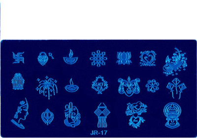 Imported XL Rectangule Stamping Image Plate For Nail Art Indian Festival Diwali(Silver)
Imported XL Rectangule Stamping Image Plate For Nail Art Indian Festival Diwali(Silver)