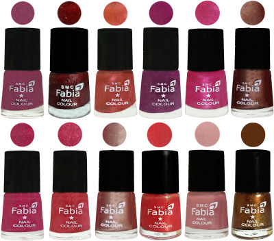 Fabia Nail Polish Pack of 12(6 Ml Each) Professional Serious Nail Polish Dark Cherry Blossom-Brick Red-Dark Peach-Shock Pink-Pink-Light Coffee-Magenta-Shock Pink Light-Light Nude-Red Orange-Shrimp Pastell-Dark Golden(Pack of 12)
Fabia Nail Polish Pack of 12(6 Ml Each) Professional Serious Nail Polish Dark Cherry Blossom-Brick Red-Dark Peach-Shock Pink-Pink-Light Coffee-Magenta-Shock Pink Light-Light Nude-Red Orange-Shrimp Pastell-Dark Golden(Pack of 12)
