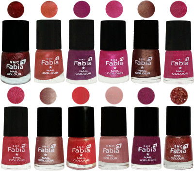 Fabia Nail Polish Pack of 12(6 Ml Each) Professional Serious Nail Polish Brick Red-Dark Peach-Shock Pink-Pink-Light Coffee-Magenta-Shock Pink Light-Light Nude-Red Orange-Shrimp Pastell-Cherry Blossom-Jerry Wine(Pack of 12)
Fabia Nail Polish Pack of 12(6 Ml Each) Professional Serious Nail Polish Brick Red-Dark Peach-Shock Pink-Pink-Light Coffee-Magenta-Shock Pink Light-Light Nude-Red Orange-Shrimp Pastell-Cherry Blossom-Jerry Wine(Pack of 12)