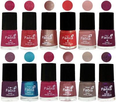 Fabia Nail Polish Pack of 12(6 Ml Each) Professional Serious Nail Polish Magenta-Shock Pink Light-Light Nude-Red Orange-Shrimp Pastell-Cherry Blossom-Light Jam-Denim-Hot Magenta-Lip-Light Beige-Dark Purple(Pack of 12)
Fabia Nail Polish Pack of 12(6 Ml Each) Professional Serious Nail Polish Magenta-Shock Pink Light-Light Nude-Red Orange-Shrimp Pastell-Cherry Blossom-Light Jam-Denim-Hot Magenta-Lip-Light Beige-Dark Purple(Pack of 12)