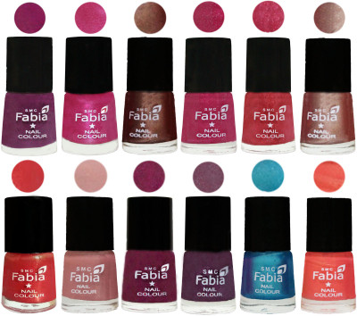 Fabia Nail Polish Pack of 12(6 Ml Each) Professional Serious Nail Polish Shock Pink-Pink-Light Coffee-Magenta-Shock Pink Light-Light Nude-Red Orange-Shrimp Pastell-Cherry Blossom-Light Jam-Denim-Peach(Pack of 12)
Fabia Nail Polish Pack of 12(6 Ml Each) Professional Serious Nail Polish Shock Pink-Pink-Light Coffee-Magenta-Shock Pink Light-Light Nude-Red Orange-Shrimp Pastell-Cherry Blossom-Light Jam-Denim-Peach(Pack of 12)