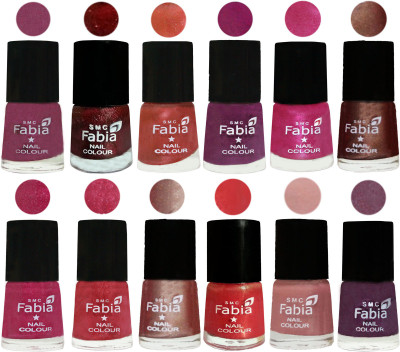 Fabia Nail Polish Pack of 12(6 Ml Each) Professional Serious Nail Polish Dark Cherry Blossom-Brick Red-Dark Peach-Shock Pink-Pink-Light Coffee-Magenta-Shock Pink Light-Light Nude-Red Orange-Shrimp Pastell-Light Jam(Pack of 12)
Fabia Nail Polish Pack of 12(6 Ml Each) Professional Serious Nail Polish Dark Cherry Blossom-Brick Red-Dark Peach-Shock Pink-Pink-Light Coffee-Magenta-Shock Pink Light-Light Nude-Red Orange-Shrimp Pastell-Light Jam(Pack of 12)