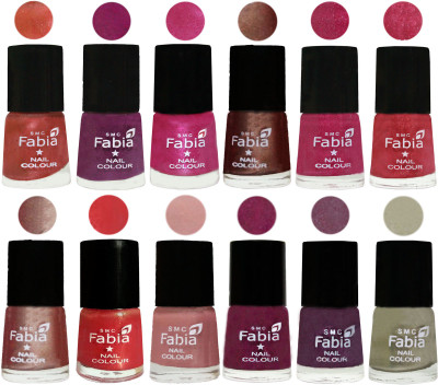 Fabia Nail Polish Pack of 12(6 Ml Each) Professional Serious Nail Polish Dark Peach-Shock Pink-Pink-Light Coffee-Magenta-Shock Pink Light-Light Nude-Red Orange-Shrimp Pastell-Cherry Blossom-Light Jam-Oyster(Pack of 12)
Fabia Nail Polish Pack of 12(6 Ml Each) Professional Serious Nail Polish Dark Peach-Shock Pink-Pink-Light Coffee-Magenta-Shock Pink Light-Light Nude-Red Orange-Shrimp Pastell-Cherry Blossom-Light Jam-Oyster(Pack of 12)
