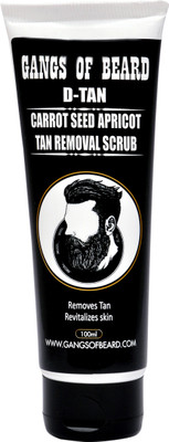 Gangs of Beard D-Tan Carrot Seed Apricot Tan Removal Scrub(100 ml)
