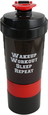 MStick Protein Shaker Gym Bottle with 2 Storage Compartments and 1 Pill Tray 500 ml Shaker(Pack of 1, Red)
MStick Protein Shaker Gym Bottle with 2 Storage Compartments and 1 Pill Tray 500 ml Shaker(Pack of 1, Red)