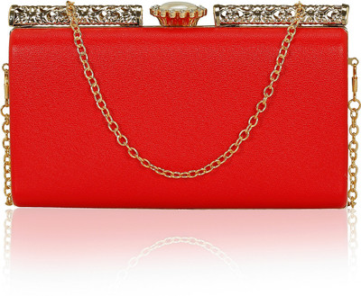 Kleio Party Red Clutch