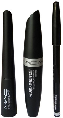 TheTopNotch Eyebrow Pencil Black & Mac Liquid EyeLiner & Mac Mascara (MAC 3in1)(Set of 3)
TheTopNotch Eyebrow Pencil Black & Mac Liquid EyeLiner & Mac Mascara (MAC 3in1)(Set of 3)