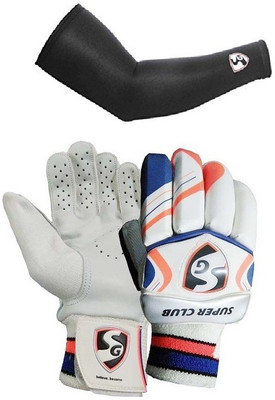 SG Combo Of Two- One Pair Of 'Super club' Batting Gloves (Right Handed) (Size- Men) + One Pair Of Cricket Hand Sleeves (Large)(color On Availability)- Cricket Kit
SG Combo Of Two- One Pair Of 'Super club' Batting Gloves (Right Handed) (Size- Men) + One Pair Of Cricket Hand Sleeves (Large)(color On Availability)- Cricket Kit