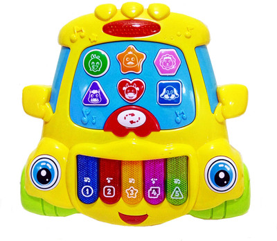 TALKING GANESHA Car Shape Piano with Music, Lights, Name & Call of Animals, Questions, Volume Control - Multicolor(Multicolor)
TALKING GANESHA Car Shape Piano with Music, Lights, Name & Call of Animals, Questions, Volume Control - Multicolor(Multicolor)