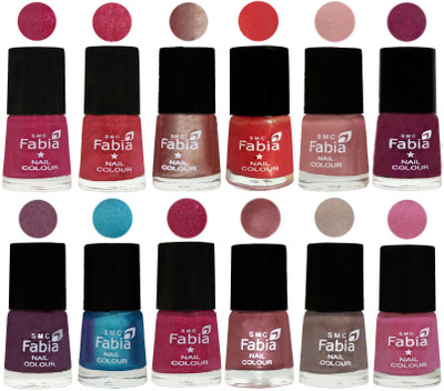 Fabia Nail Polish Pack of 12(6 Ml Each) Professional Serious Nail Polish Magenta-Shock Pink Light-Light Nude-Red Orange-Shrimp Pastell-Cherry Blossom-Light Jam-Denim-Hot Magenta-Lip-Light Beige-Light Plum(Pack of 12)
Fabia Nail Polish Pack of 12(6 Ml Each) Professional Serious Nail Polish Magenta-Shock Pink Light-Light Nude-Red Orange-Shrimp Pastell-Cherry Blossom-Light Jam-Denim-Hot Magenta-Lip-Light Beige-Light Plum(Pack of 12)