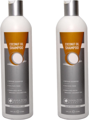 AMAZON KERATIN COCONUT OIL SHAMPOO 473ML (SET OF 2)(946 ml)
