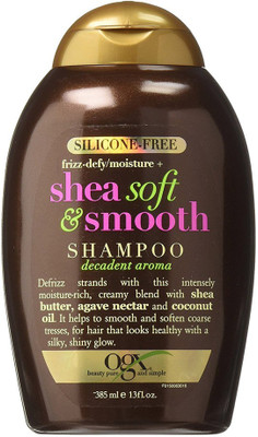 OGX Silicone-Free Frizz-Defy Moisture + Shea Soft and Smooth Shampoo, 13 Ounce(385 ml)
OGX Silicone-Free Frizz-Defy Moisture + Shea Soft and Smooth Shampoo, 13 Ounce(385 ml)