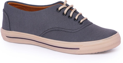 Sainex Grey Men Sneakers For Men(Grey, Off White